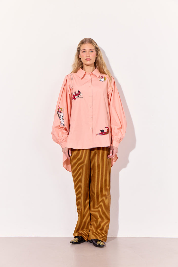 HUNKØN Sasha Shirt Shirts Peach