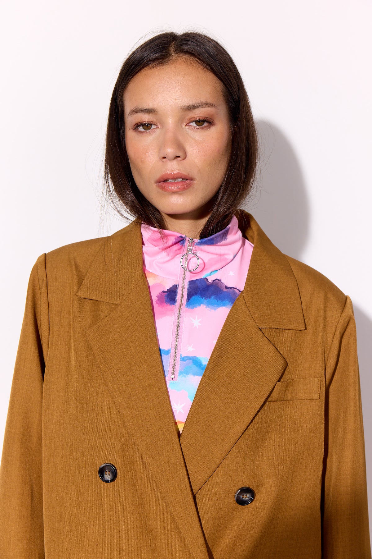 HUNKØN Sia Coat Coats Brown