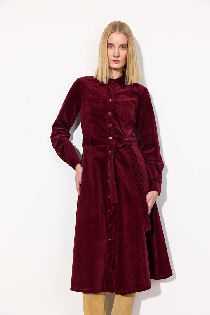 HUNKØN Silje Dress Dresses Bordeaux