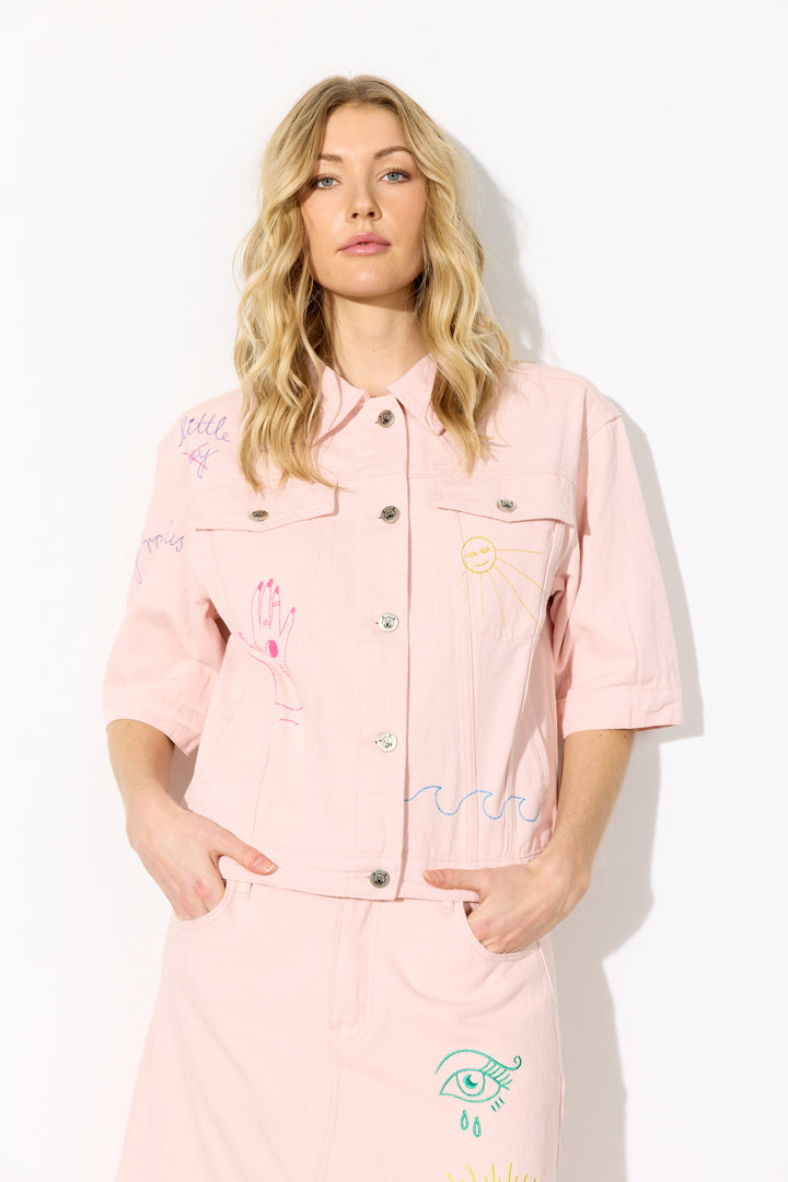 HUNKØN Suki Jacket Jackets Rose