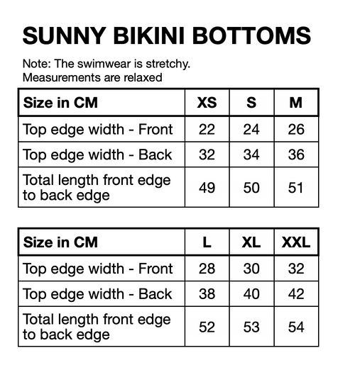 HUNKØN Sunny Bikini Bottom Swimwear Sunflower Art Print