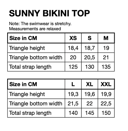 HUNKØN Sunny Bikini Top Swimwear Sunflower Art Print