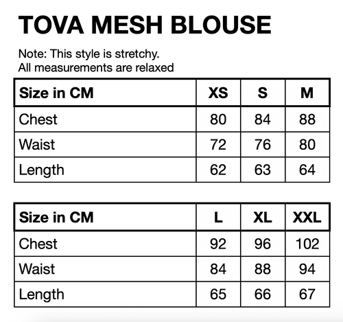 HUNKØN Tova Mesh Blouse Blouses Camel