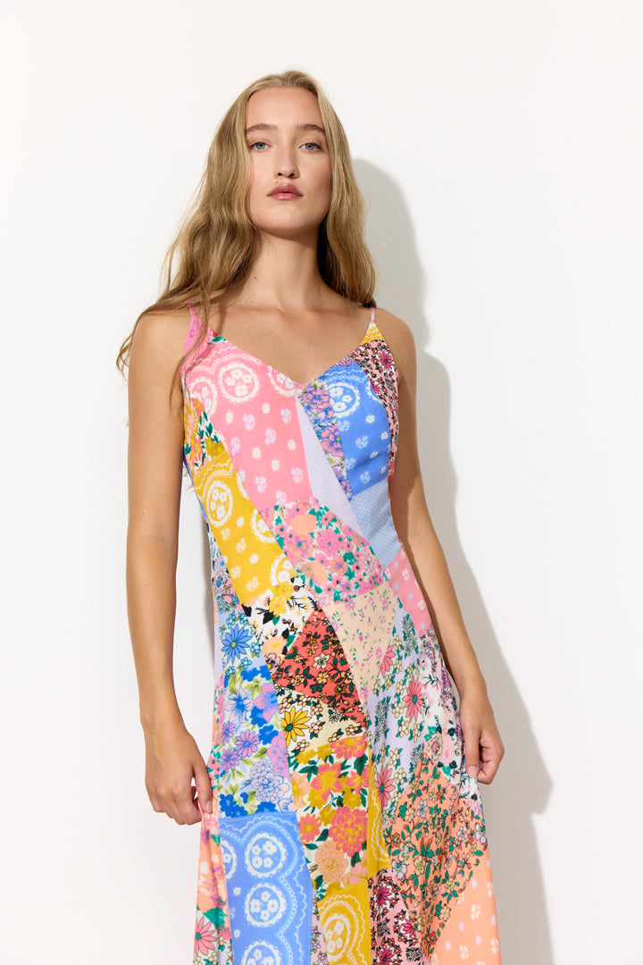 HUNKØN Una Dress Dresses Patchwork