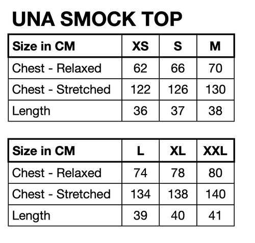 HUNKØN Una Smock top Tops Patchwork