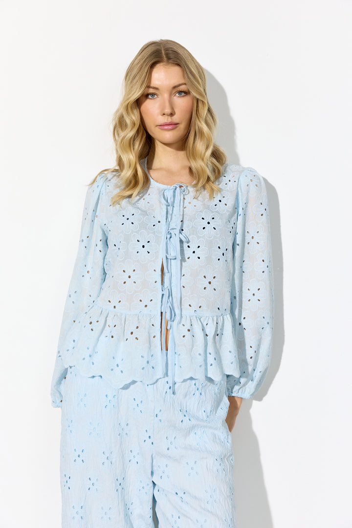 HUNKØN Vanya Shirt Shirts Light Blue