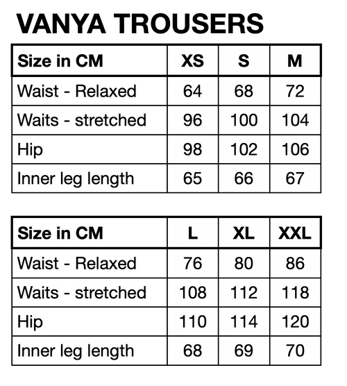 HUNKØN Vanya Trousers Trousers Black
