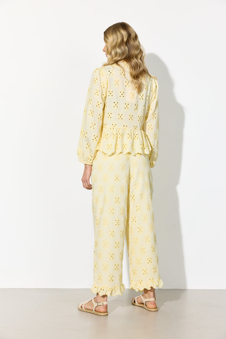 HUNKØN Vanya Trousers Trousers Soft Yellow