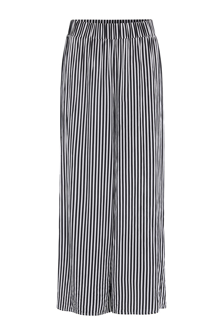 HUNKØN Vicky Trousers Trousers Black Striped
