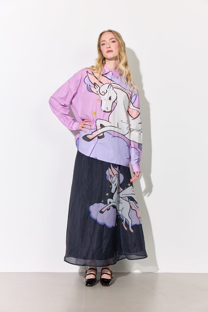 HUNKØN palma Shirt Shirts Lavender