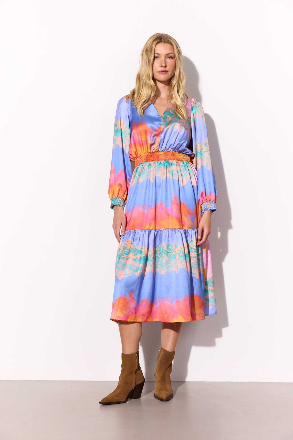 HUNKØN Abby Dress Dresses Horizon Art Print