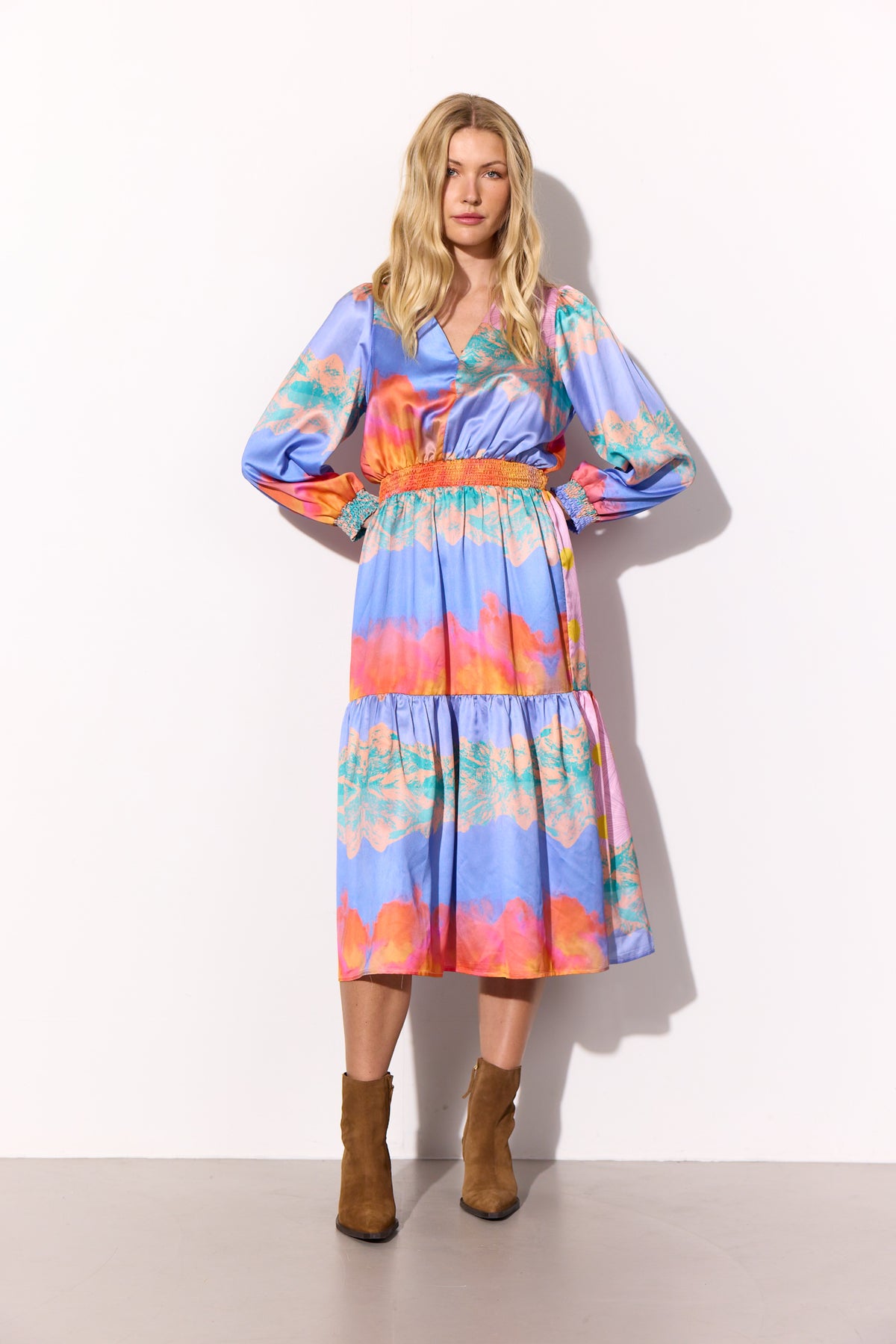 HUNKØN Abby Dress Dresses Horizon Art Print