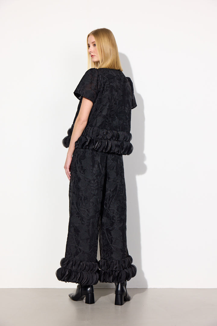 HUNKØN Aiko Blouse Blouses Black