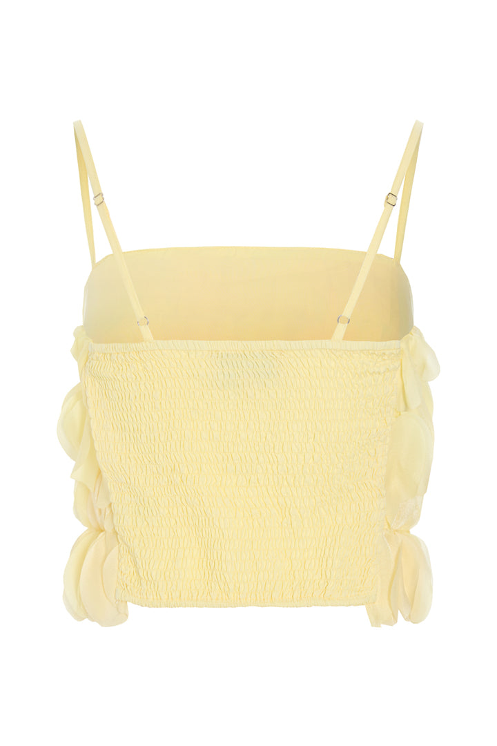 HUNKØN Aiko Top Tops Yellow