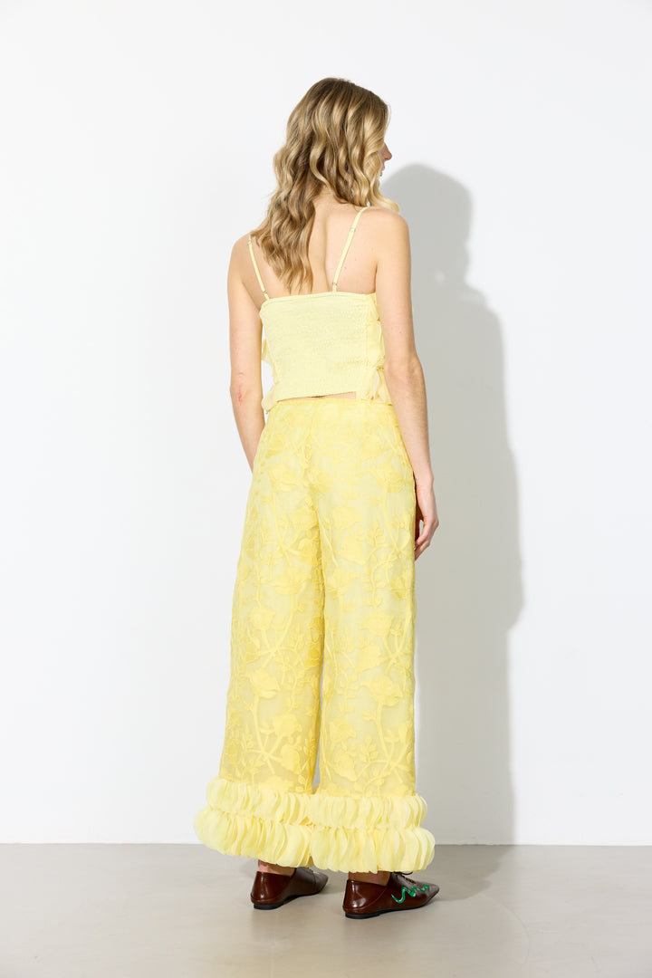 HUNKØN Aiko Top Tops Yellow