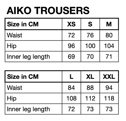 HUNKØN Aiko Trousers Trousers Black