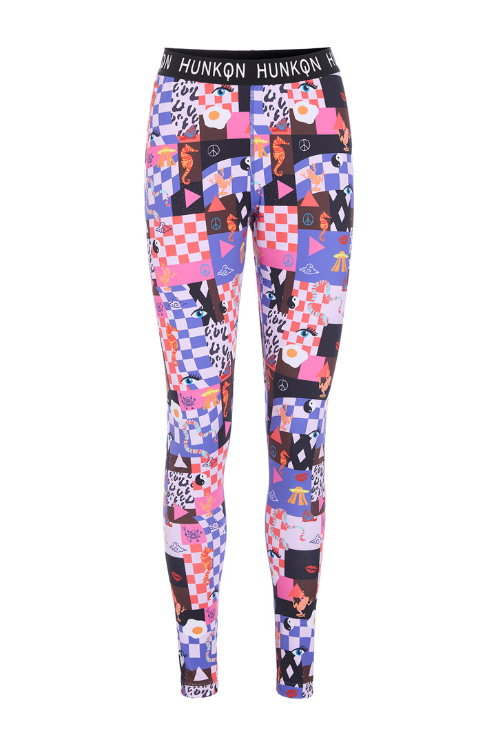HUNKØN Alba Leggings Leggings Multiverse Art Print