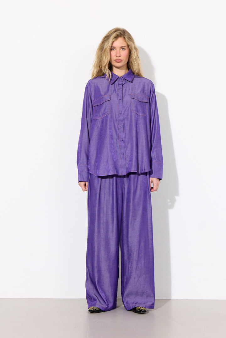HUNKØN Andy Shirt Shirts Lavender