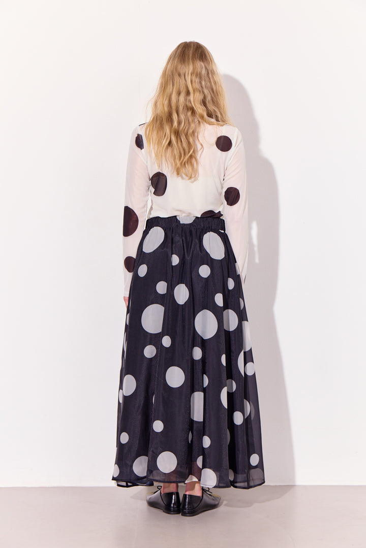 HUNKØN Blair Long Skirt Skirts Black