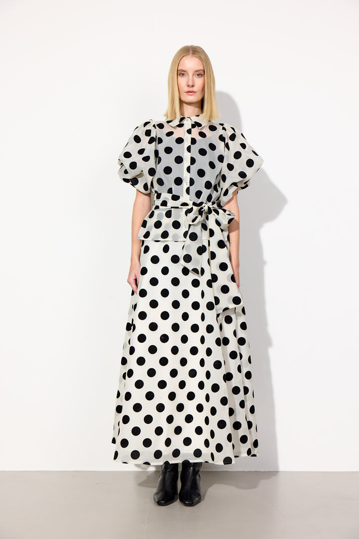 HUNKØN Bobby Shirt Shirts White w/ dots