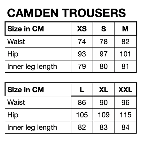 HUNKØN Camden Trousers Trousers Chocolate