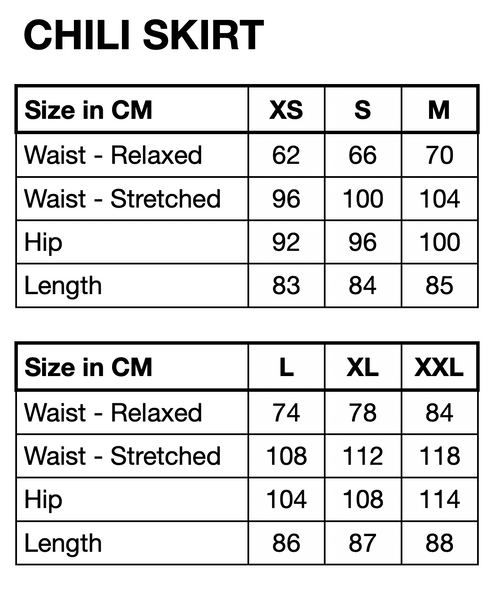 HUNKØN Chili Skirt Skirts Grey