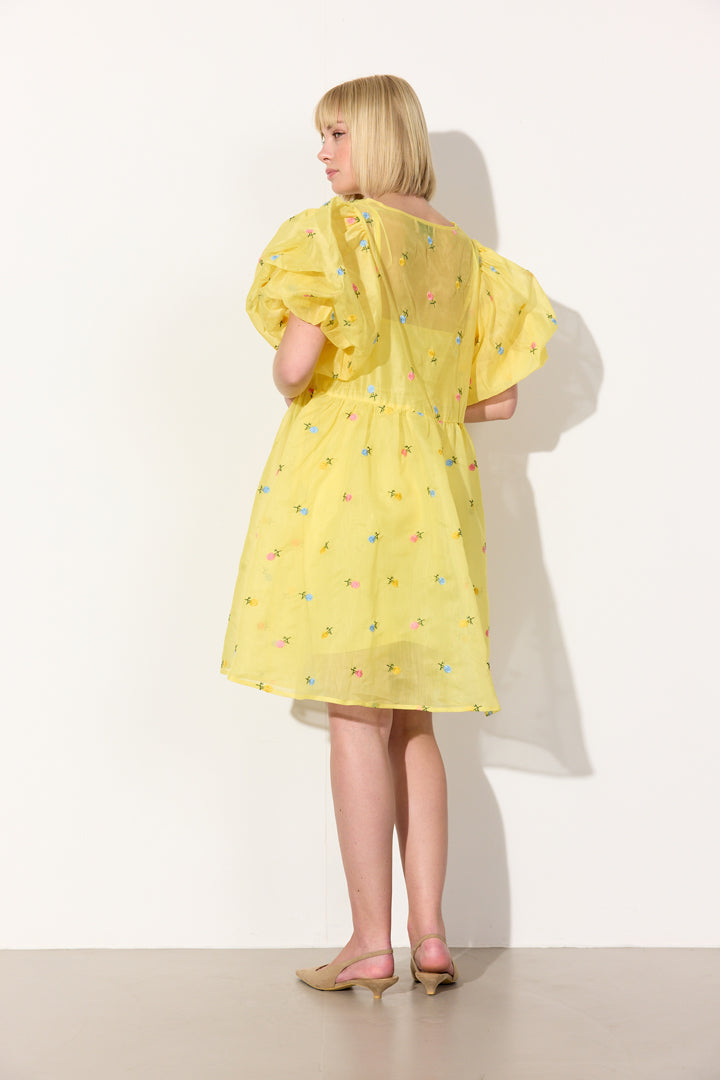 HUNKØN Conny Dress Dresses Yellow