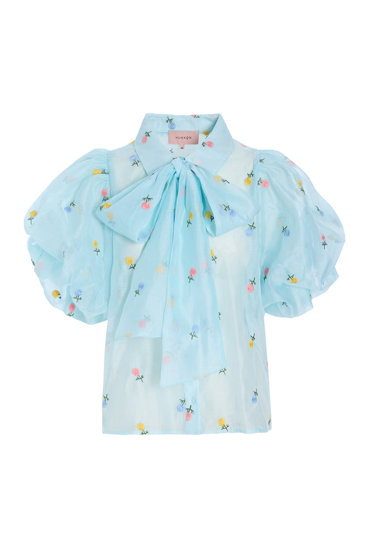 HUNKØN Conny Shirt Shirts Blue