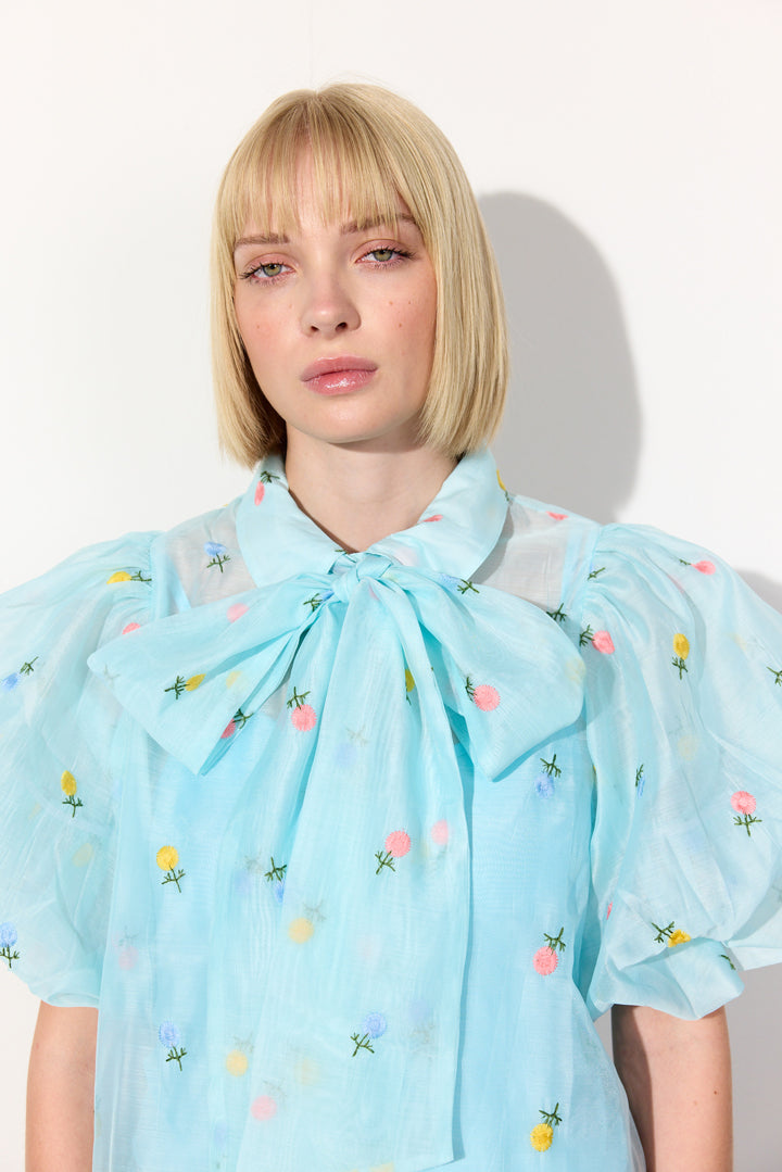HUNKØN Conny Shirt Shirts Blue