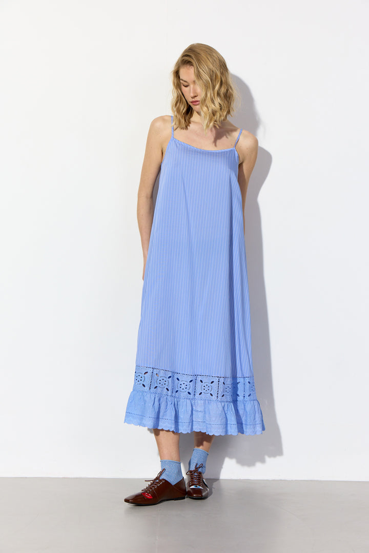 HUNKØN Cornelia Dress Dresses Blue