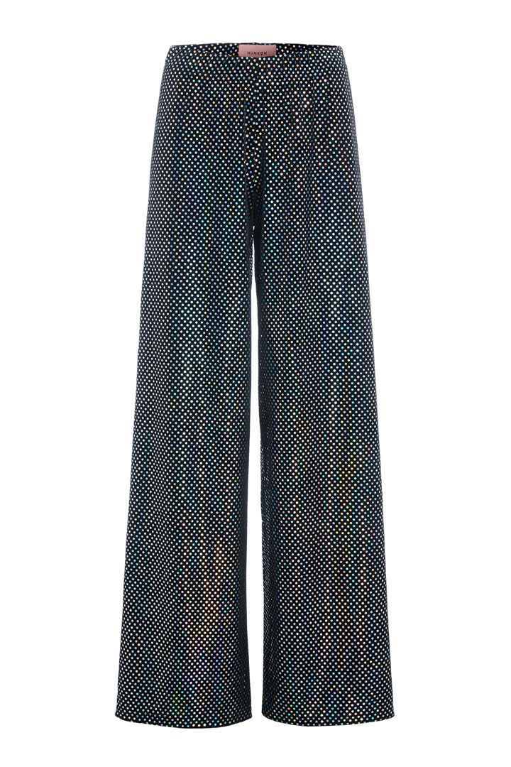 HUNKØN Daisy Trousers Trousers Black Disco