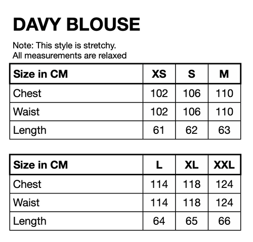 HUNKØN Davy Blouse Blouses Black
