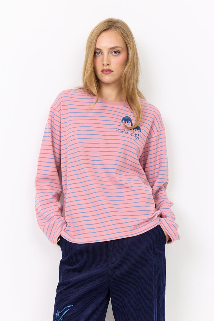 HUNKØN Davy Blouse Blouses Rose