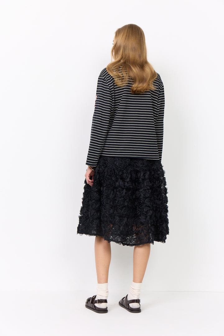 HUNKØN Davy Poloshirt Blouses Black