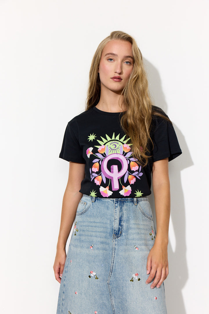 HUNKØN Dolly Denim Skirt Skirts Light Denim