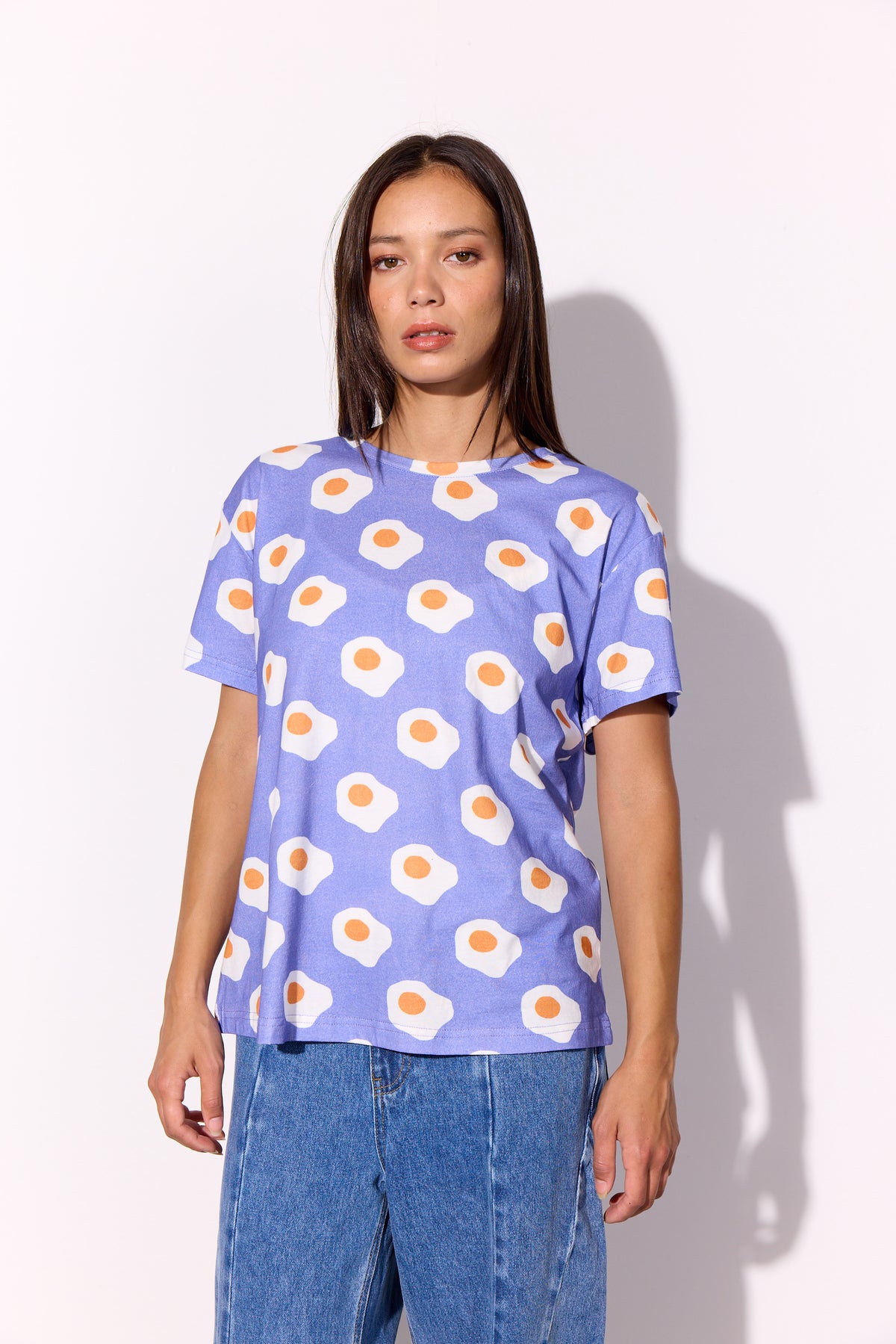 HUNKØN Eggs T-shirt T-shirts Eat me Art Print