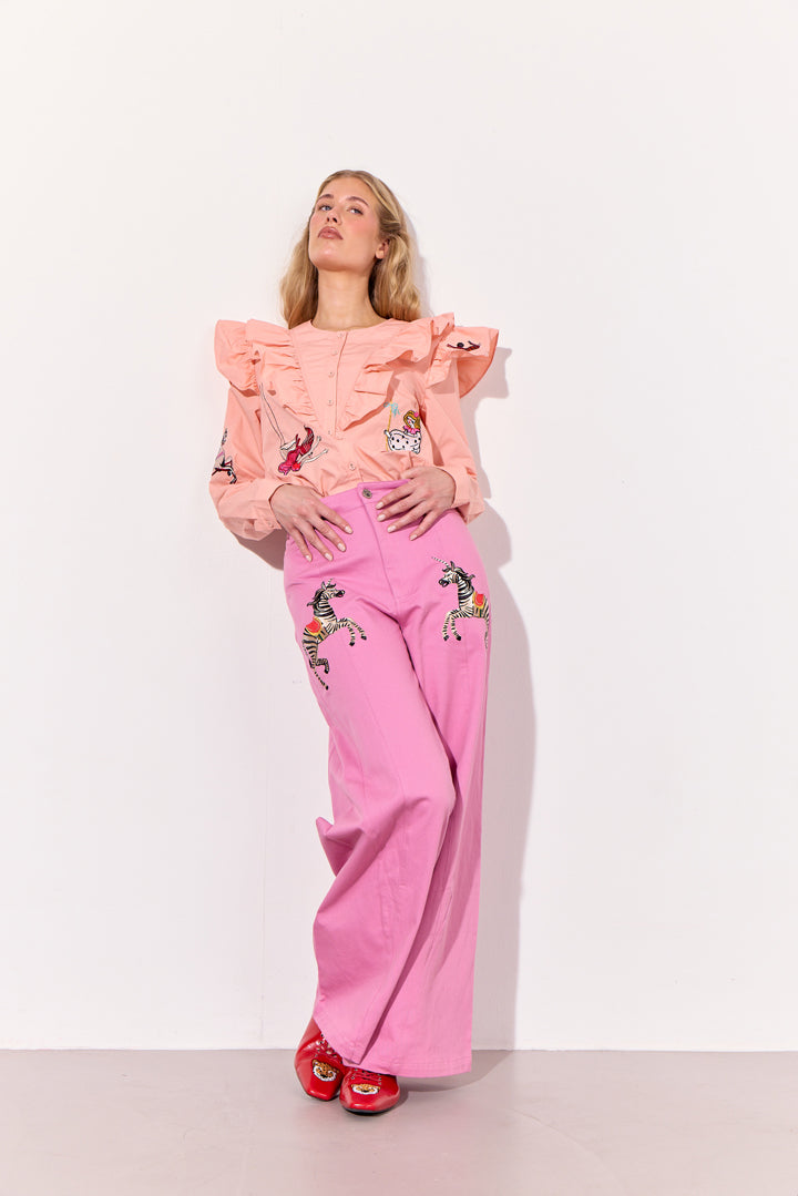 HUNKØN Electra Trousers Trousers Pink
