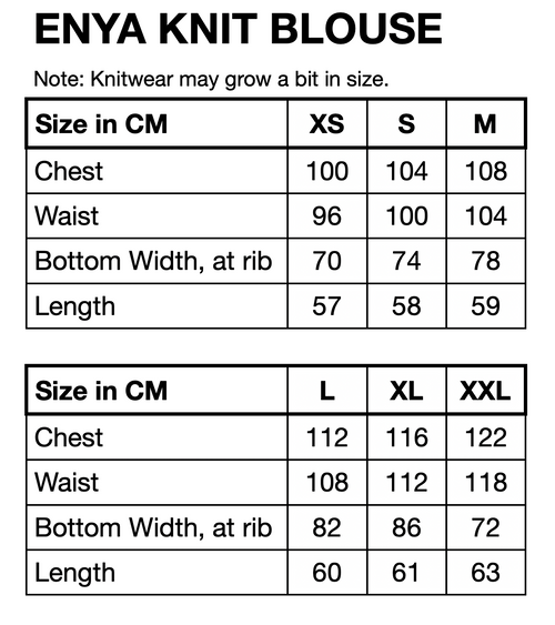 HUNKØN Enya Knit Blouse Blouses Oxblood