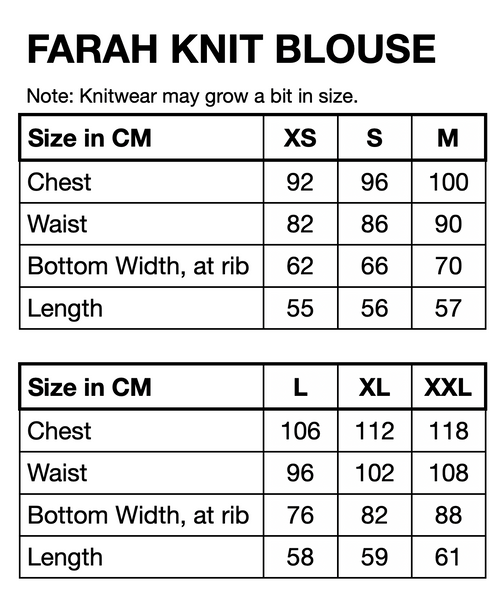 HUNKØN Farah Knit Blouse Blouses Rose Rib