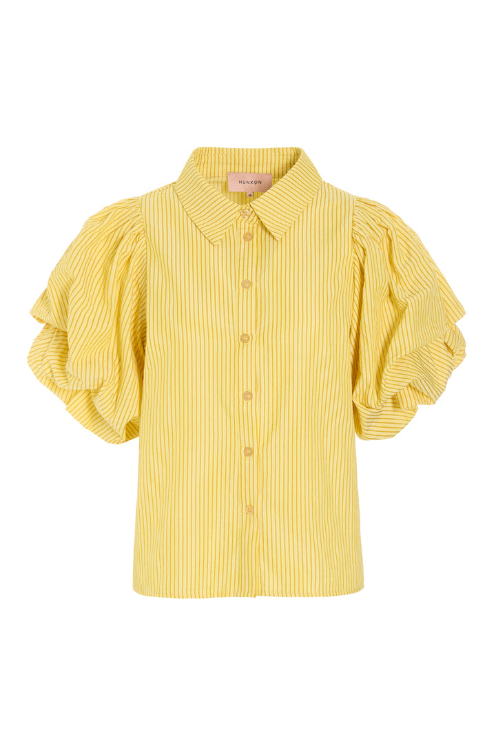 HUNKØN Gudrun Shirt Shirts Yellow