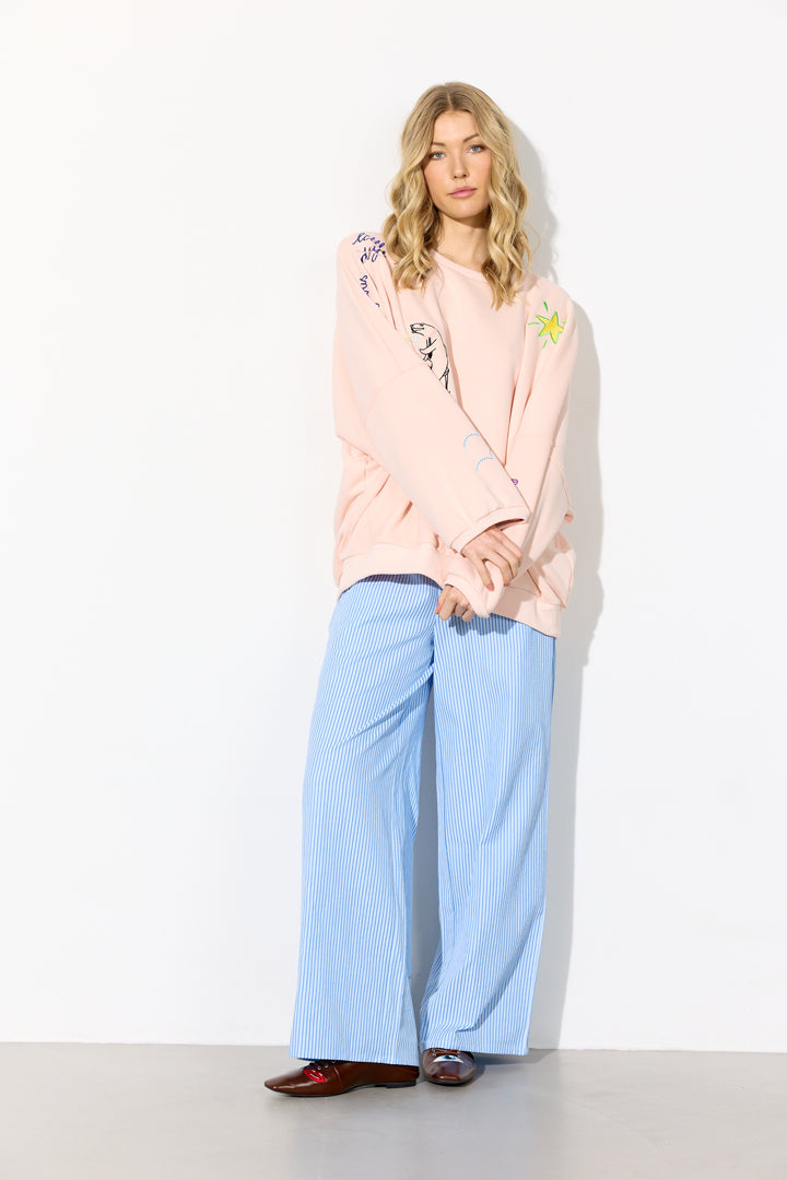 HUNKØN Gudrun Trousers Trousers Blue