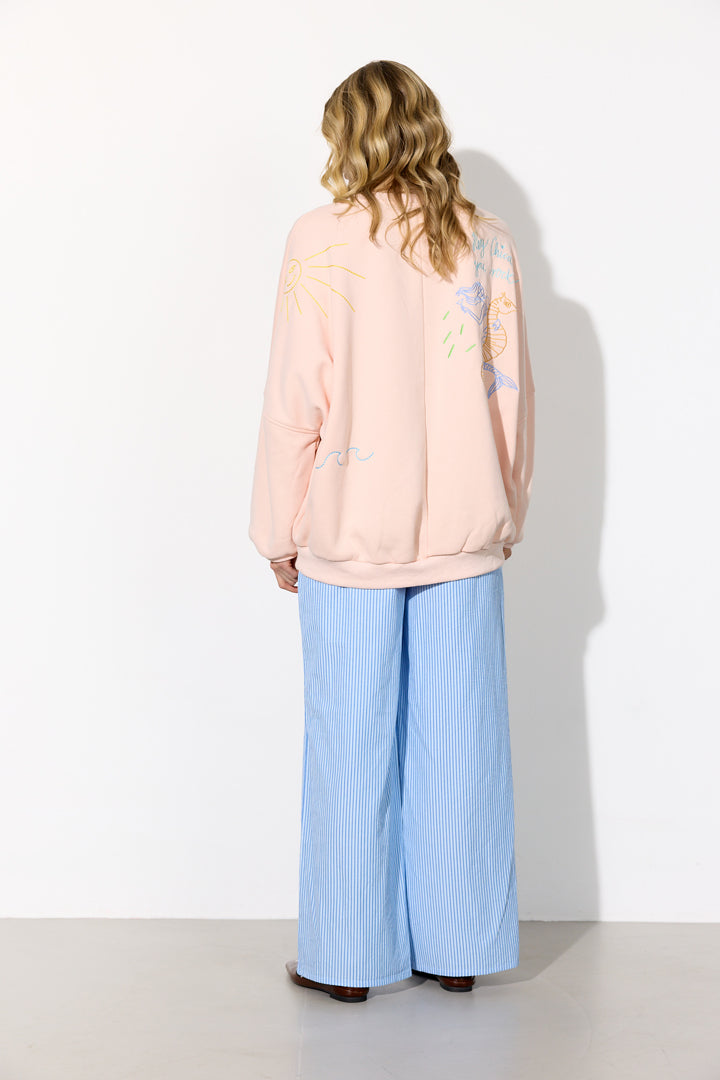 HUNKØN Gudrun Trousers Trousers Blue