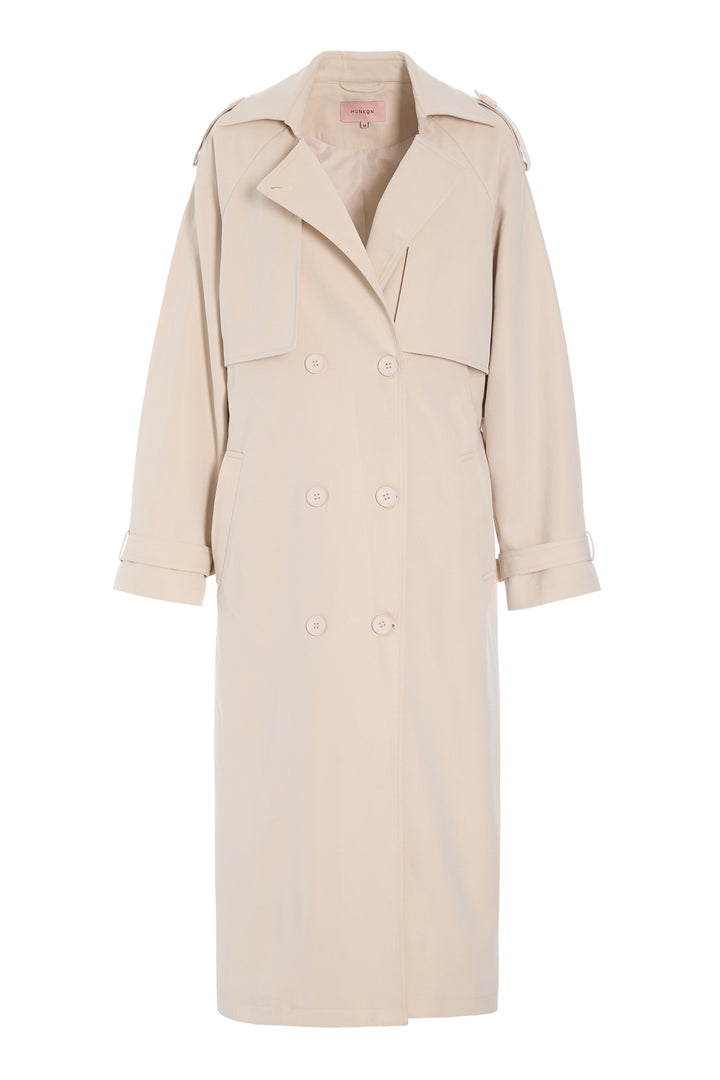 HUNKØN Gunilla Trenchcoat Coats Cream
