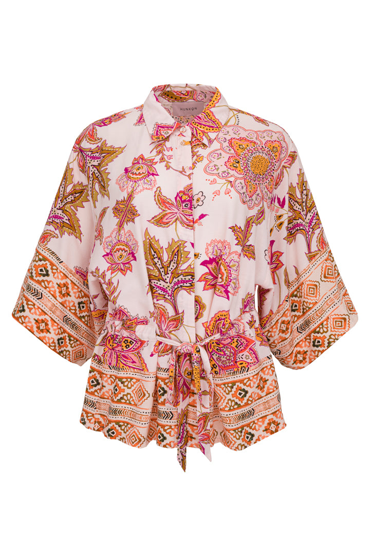 HUNKØN Helene Shirt Shirts Coral