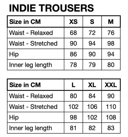 HUNKØN Indie Trousers Trousers Black Striped