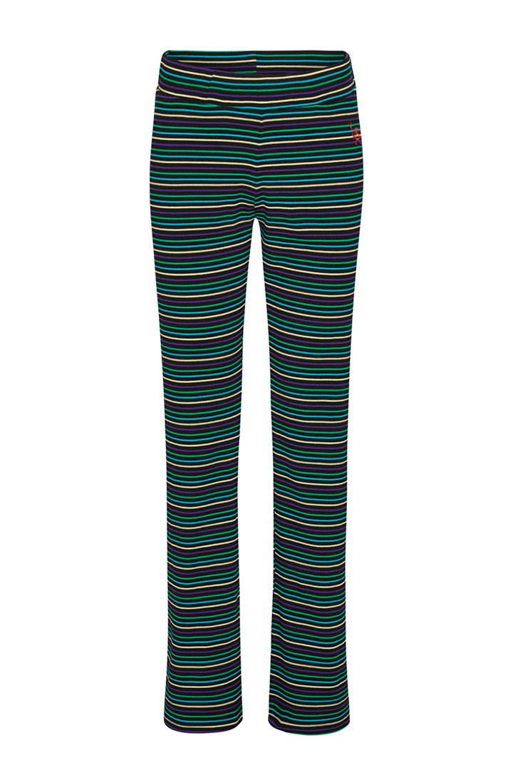 HUNKØN Indie Trousers Trousers Black Striped