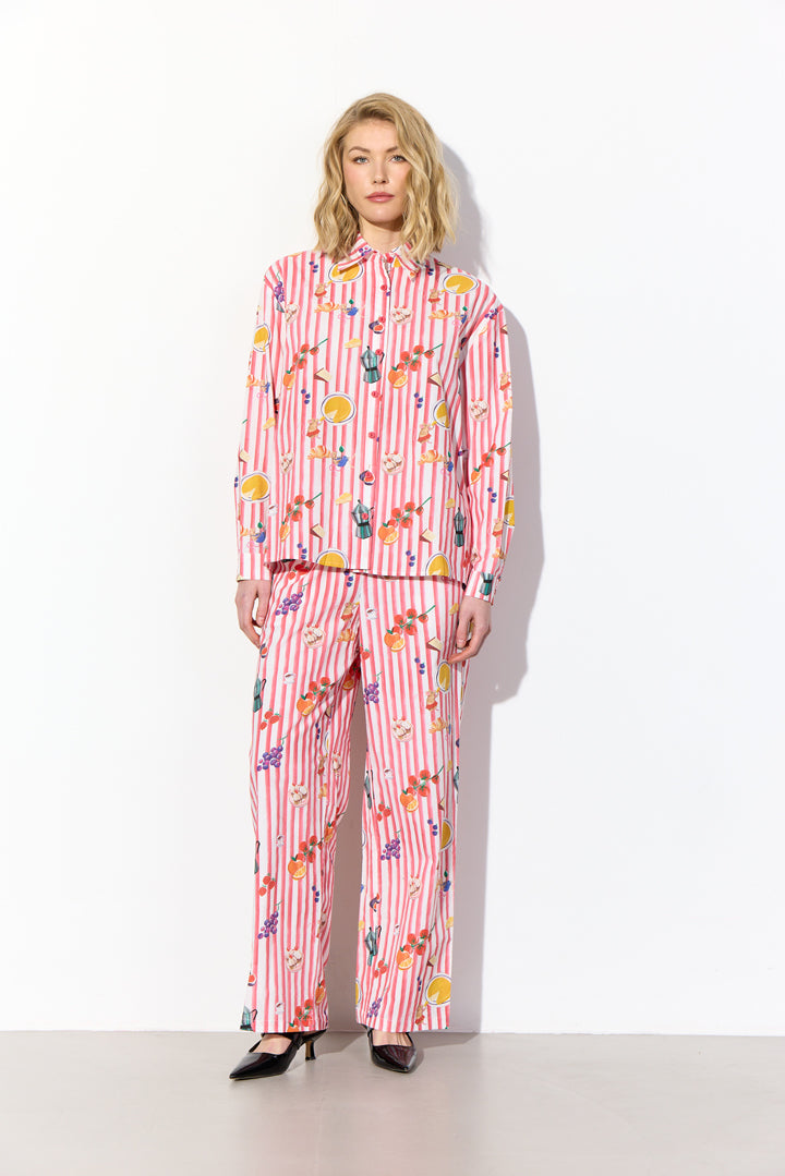HUNKØN Jess Trousers Trousers Picnic Art Print