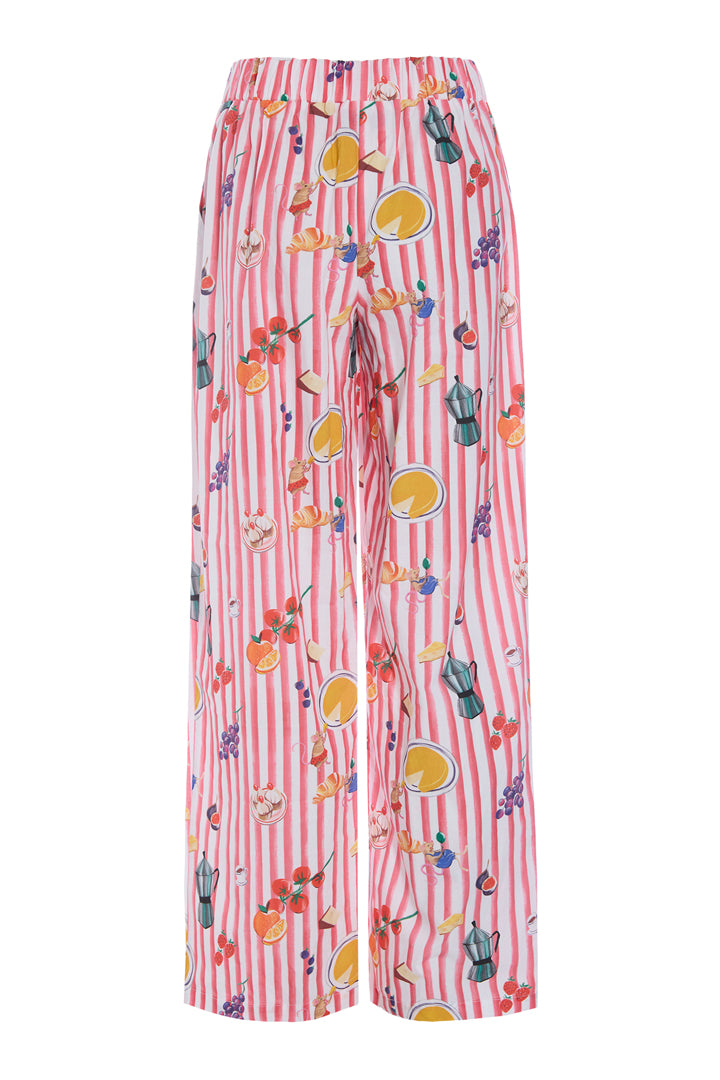 HUNKØN Jess Trousers Trousers Picnic Art Print