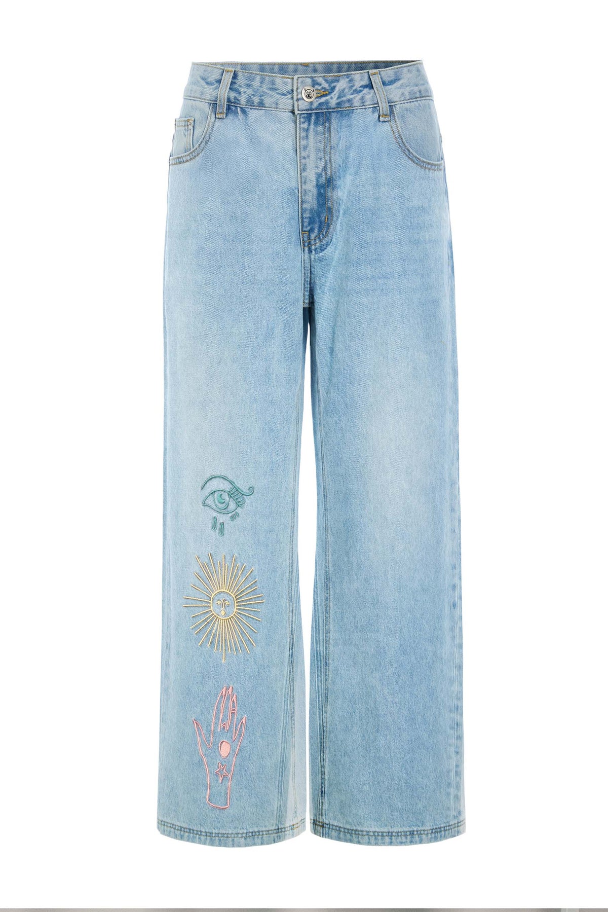 HUNKØN Kenna Jeans Trousers Light Denim