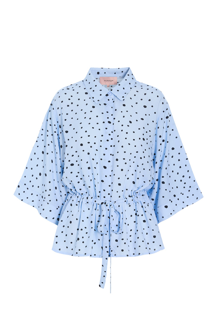 HUNKØN Kris Shirt Shirts Blue